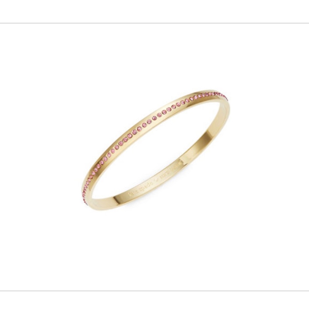 Kate Spade New York in a Twinkling Pave Bangle-pink-one Size